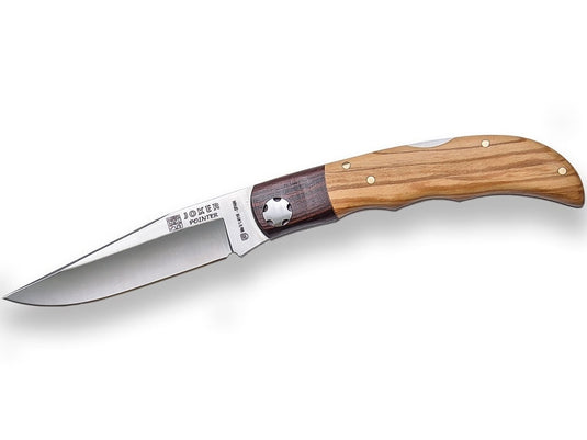 Briceag Joker Pointer, maner lemn trandafir&maslin, lama 7.5 cm NO118