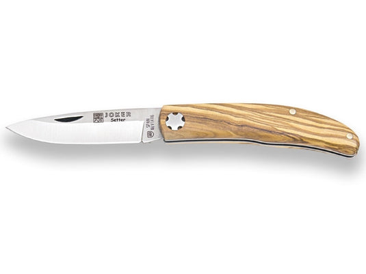 Briceag Joker Setter, maner lemn maslin, lama 6.5 cm NO111