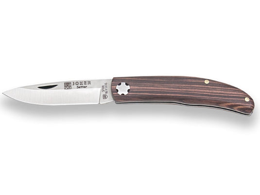 Briceag Joker Setter, maner lemn trandafir, lama 6.5cm NP111