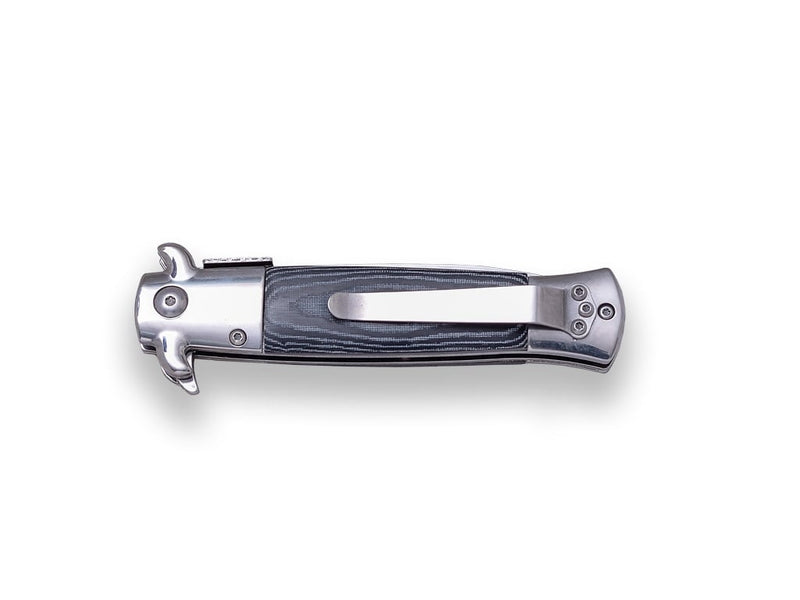 Încărcați imaginea în vizualizatorul Galerie, Briceag Joker Stilleto, maner micarta, lama10cm JKR0590
