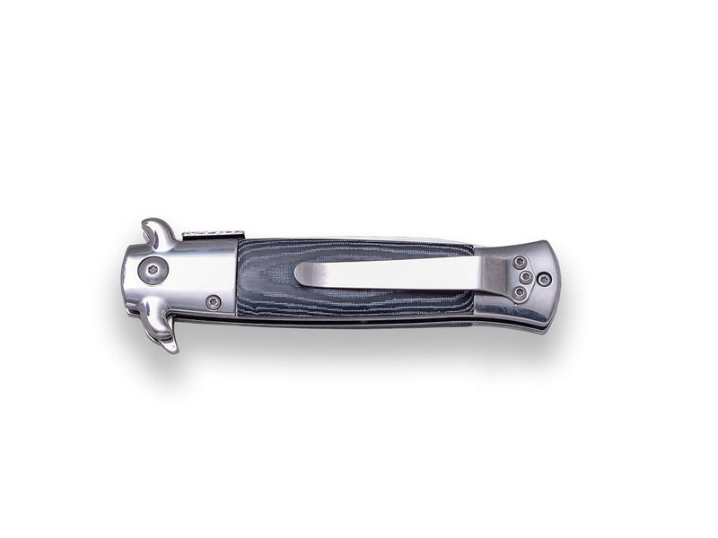 Încărcați imaginea în vizualizatorul Galerie, Briceag Joker Stilleto, maner micarta, lama10cm JKR0590
