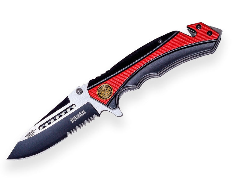 Încărcați imaginea în vizualizatorul Galerie, Briceag Joker Tactical, maner aluminiu, lama 9cm JKR0591
