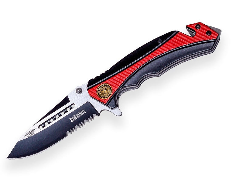 Încărcați imaginea în vizualizatorul Galerie, Briceag Joker Tactical, maner aluminiu, lama 8.5cm JKR0564

