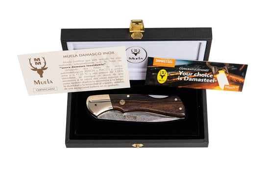 Briceag Muela BX-8DAM,maner lemn de granadillo, lama 9cm