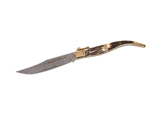 Briceag Muela CURRO-T,maner corn taur, lama 12.5cm