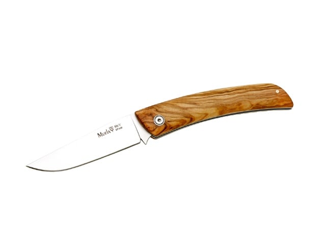 Încărcați imaginea în vizualizatorul Galerie, Briceag Muela NP-8.OL,maner lemn de maslin lama 8.5cm
