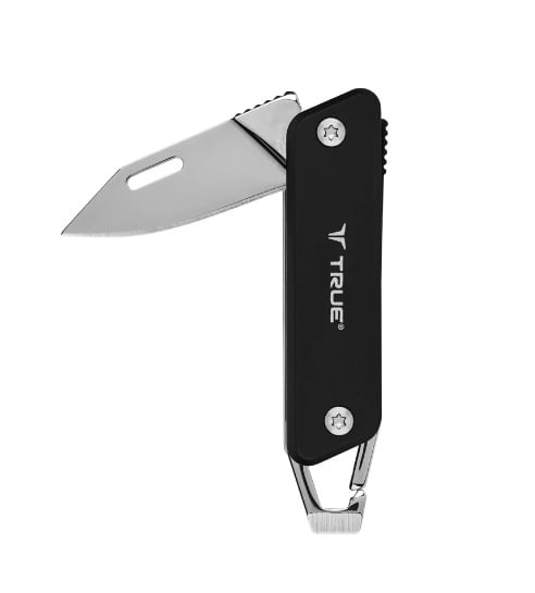 Load image into Gallery viewer, Briceag tip breloc True Utility Modern Keychain, lama 3.8cm, Black TU7059
