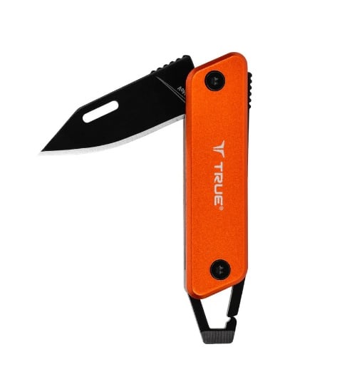 Load image into Gallery viewer, Briceag tip breloc True Utility Modern Keychain, lama 3.8cm, Orange TU7061N
