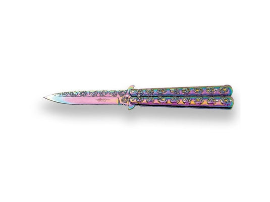 Briceag fluture Joker, maner otel, lama 10cm JKR0827