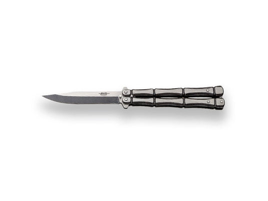 Briceag tip fluture Joker, maner otel, lama 10cm JKR0706