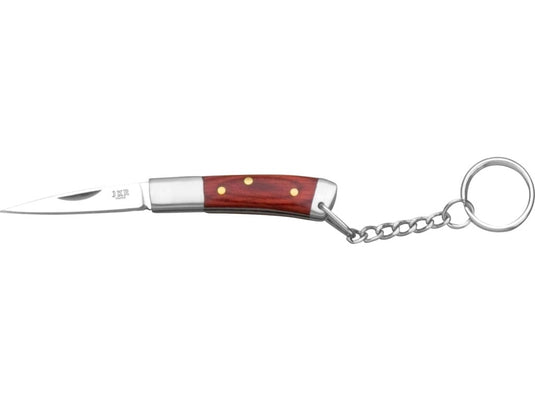 Bricege breloc Joker, maner lemn&otel, lama 4cm JKR0278