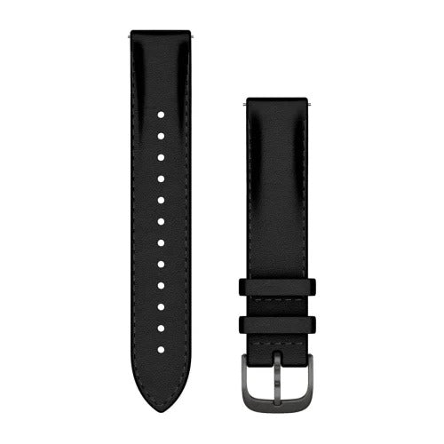 Curea piele - Quick Release 18 - Black I Slate