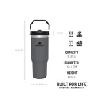 Sticla Termoizolanta cu pai STANLEY The IceFlow™ Flip Straw Tumbler, 0.89 L, Diferite culori