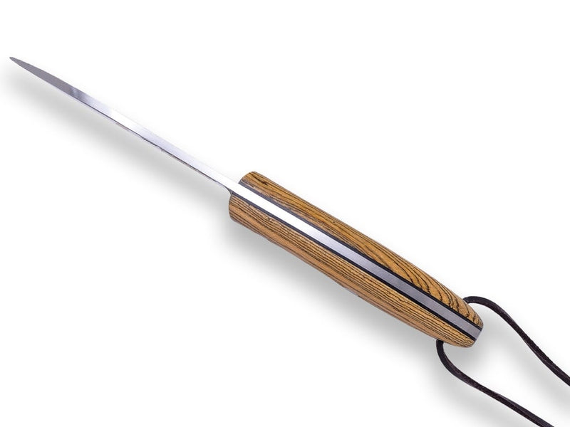 Încărcați imaginea în vizualizatorul Galerie, Cutit Bushcraft Joker BS9, maner lemn bocote, lama full tang 10.5cm CB114
