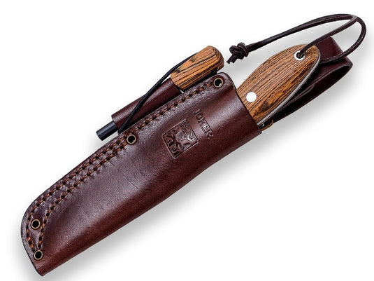 Cutit Bushcraft Joker BS9, maner lemn bocote, lama full tang 10.5cm CB114-P