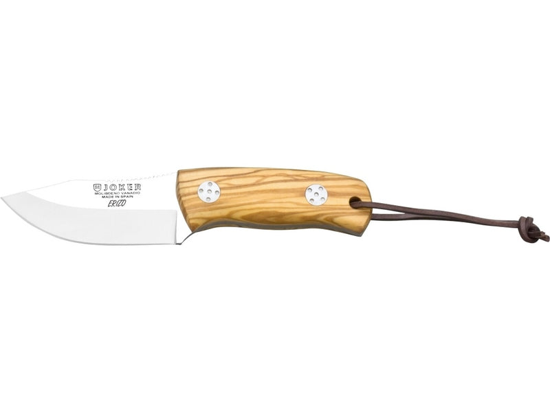Încărcați imaginea în vizualizatorul Galerie, Cutit Bushcraft Joker Rabbit, maner lemn maslin, lama 8cm CO76
