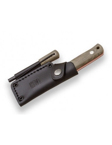 Cutit Bushcraft Joker Erizo TS1, maner micarta, lama full tang 7.5cm CV81-P