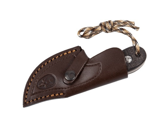 Încărcați imaginea în vizualizatorul Galerie, Cutit jupuit Muela MOUSE-7M,maner micarta, lama 6.5 cm
