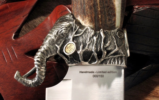 Cutit Muela B.F-ELEPHANT, maner corn de cerb, lama 24cm