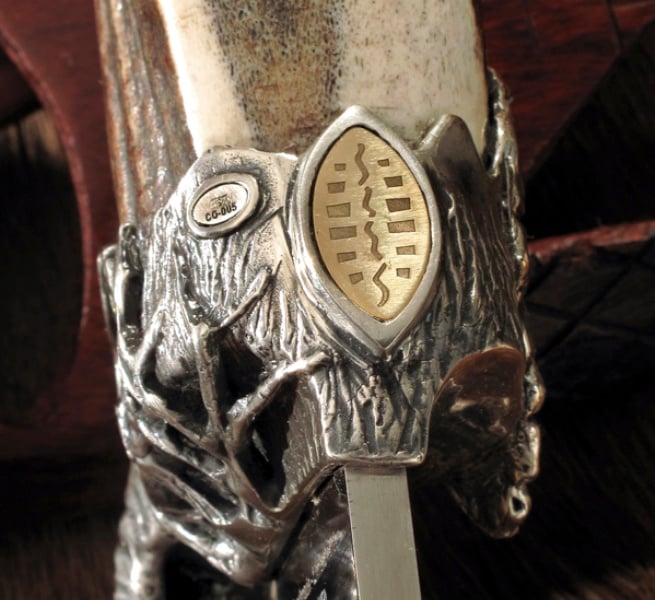 Load image into Gallery viewer, Cutit Muela B.F-ELEPHANT, maner corn de cerb, lama 24cm
