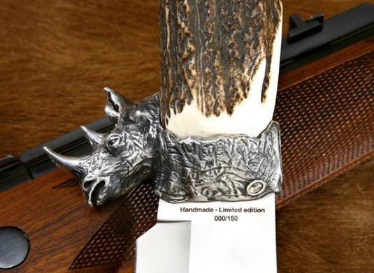 Cutit Muela B.F-RHINO, maner corn de cerb, lama 24cm