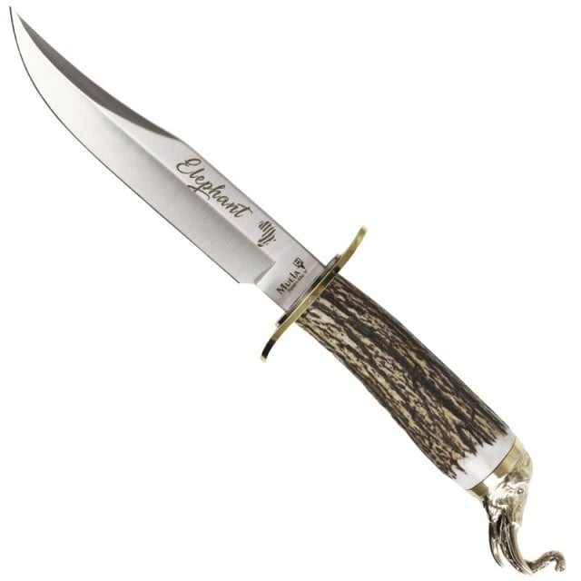 Încărcați imaginea în vizualizatorul Galerie, Cutit Muela RHINO-16BF,maner corn de cerb, lama 16cm
