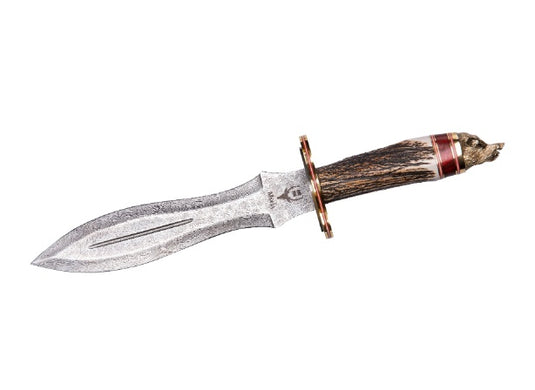 Cutit Muela B.F-RHINO, maner corn de cerb, lama 24cm