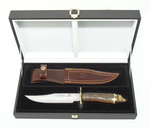 Load image into Gallery viewer, Cutit Muela Wolf 16A,maner corn de cerb, lama 16cm
