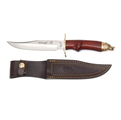 Load image into Gallery viewer, Cutit Muela WOLF-16R, maner lemn presat de trandafir, lama 16cm
