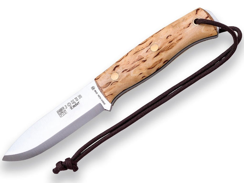 Încărcați imaginea în vizualizatorul Galerie, Cutit Outdoor Joker Ember, maner mesteacan cret, lama full tang 10.5 cm CL122
