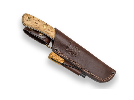 Cutit Outdoor Joker Nessmuk S, maner mesteacan cret, lama full tang 11cm CL132-P