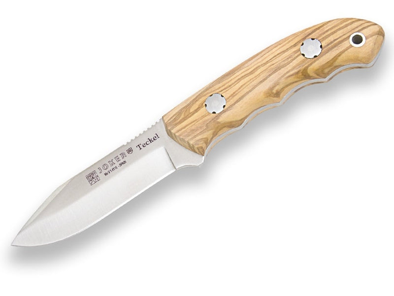 Load image into Gallery viewer, Cutit pentru Outdoor Joker Aguila, maner lemn maslin, lama full tang 8.5cm CO102
