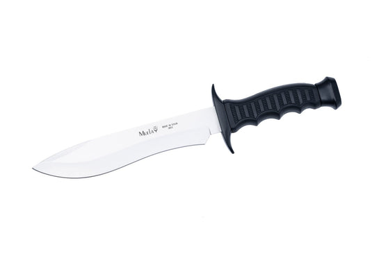 Cutit Outdoor Muela 85-181, maner cauciuc si zamak negru lama 18cm