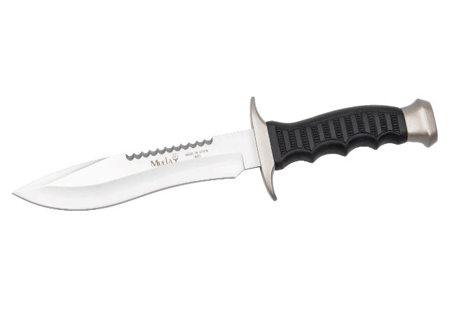 Încărcați imaginea în vizualizatorul Galerie, Cutit Outdoor Muela 85-182, maner cauciuc si ABS lama 18cm
