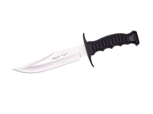 Cutit Outdoor Muela 85-181, maner cauciuc si zamak negru lama 18cm
