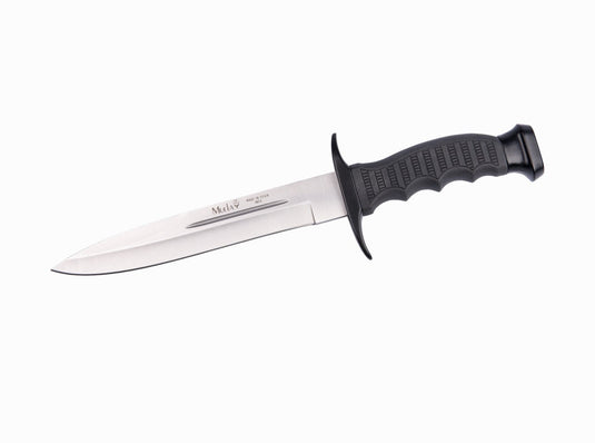 Cutit Outdoor Muela 95-181, maner cauciuc si zamak negru lama 18cm
