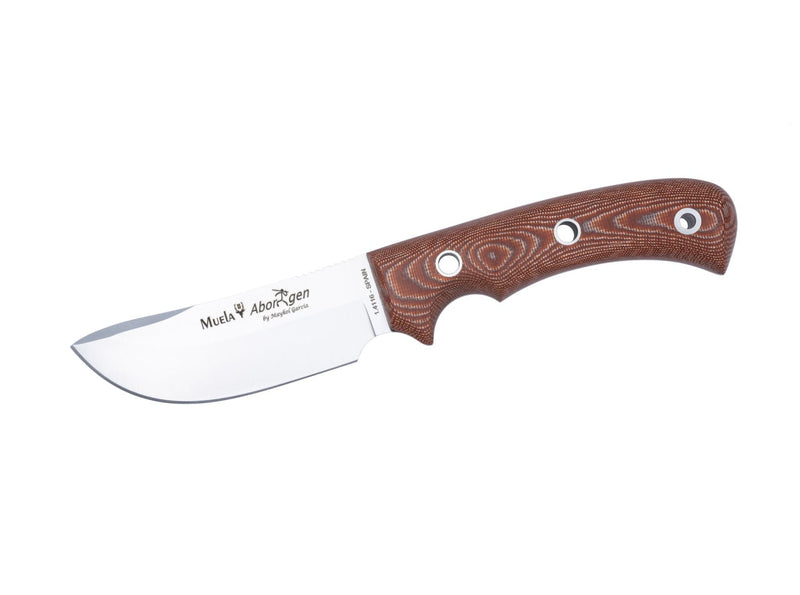 Încărcați imaginea în vizualizatorul Galerie, Cutit Outdoor Muela Aborigen-12C, maner micarta lama 12cm
