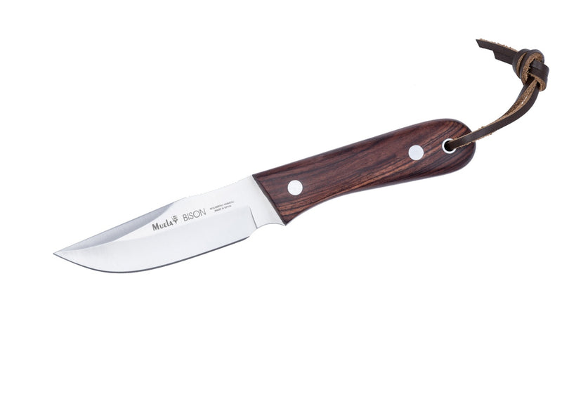 Încărcați imaginea în vizualizatorul Galerie, Cutit Outdoor Muela Bison-9.OL, maner lemn maslin lama 9cm
