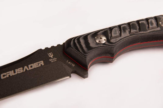 Cutit Outdoor Muela CRUSADER-13M.N,maner micarta negru, lama 12.5 cm