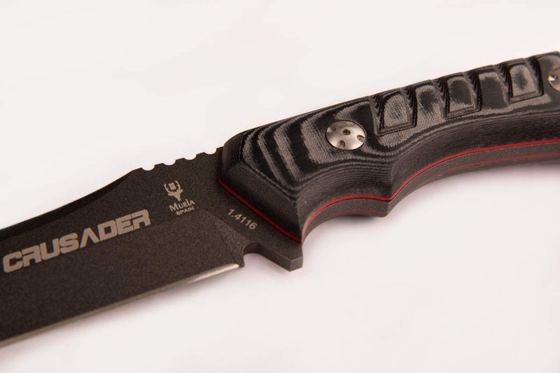 Încărcați imaginea în vizualizatorul Galerie, Cutit Outdoor Muela CRUSADER-13M.N,maner micarta negru, lama 12.5 cm
