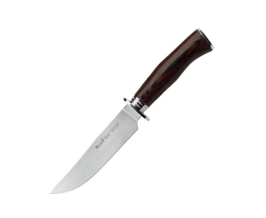Cutit Outdoor Muela ELK-14R.I,maner lemn presat de coral, lama 14 cm