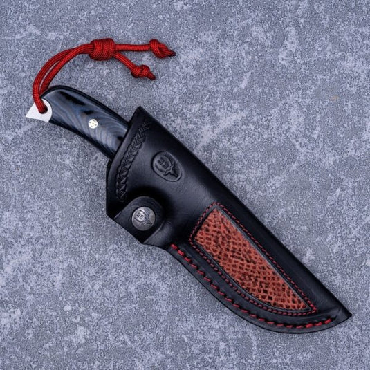 Cutit Outdoor Muela HUSKY-10M.B,maner micarta neagru albastru, lama 10 cm