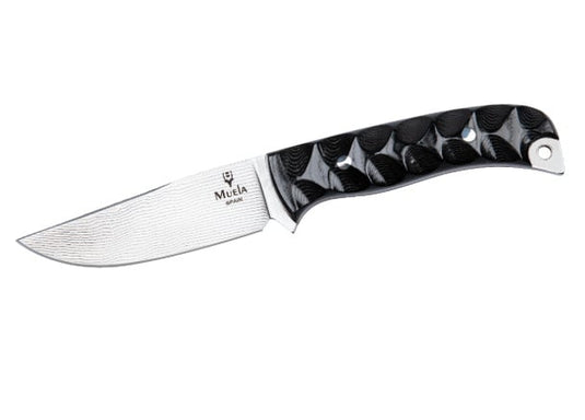 Cutit Outdoor Muela HUSKY-10M.B,maner micarta neagru albastru, lama 10 cm