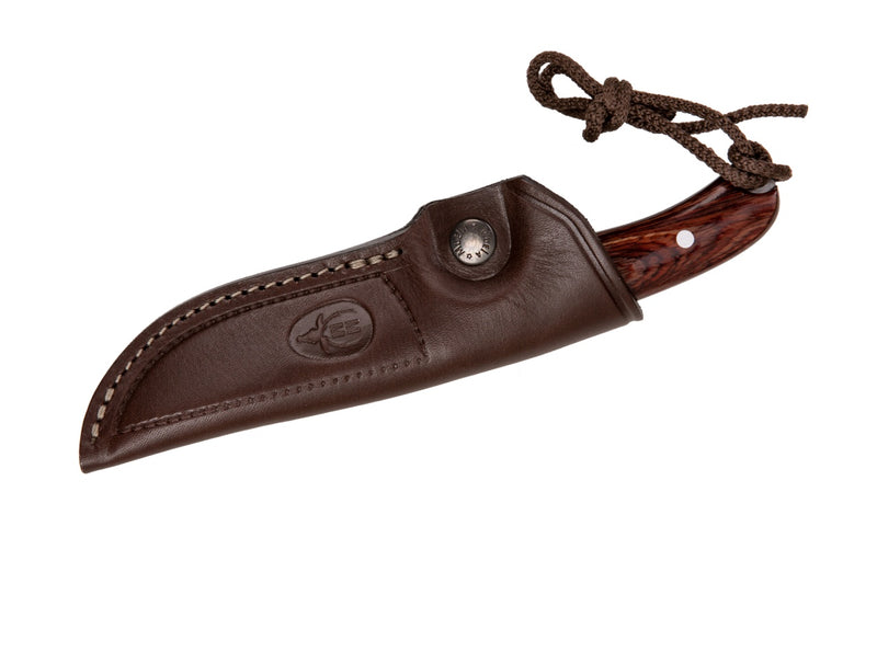 Încărcați imaginea în vizualizatorul Galerie, Cutit Outdoor Muela HUSKY-10R,maner lemn presat trandafir, lama 10 cm
