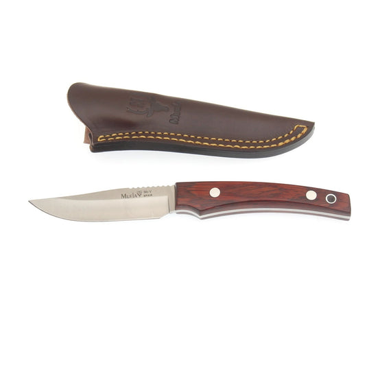 Cutit Outdoor Muela IBEX-8R,maner lemn presat de coral, lama 8cm