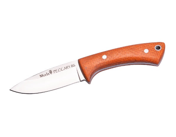 Încărcați imaginea în vizualizatorul Galerie, Cutit Outdoor Muela PECCARY-8.O,maner Micarta Orange, lama 7 cm
