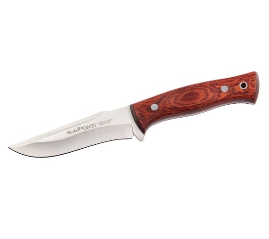 Încărcați imaginea în vizualizatorul Galerie, Cutit Outdoor Muela RHINO-10R,maner lemn presat coral, lama 10 cm
