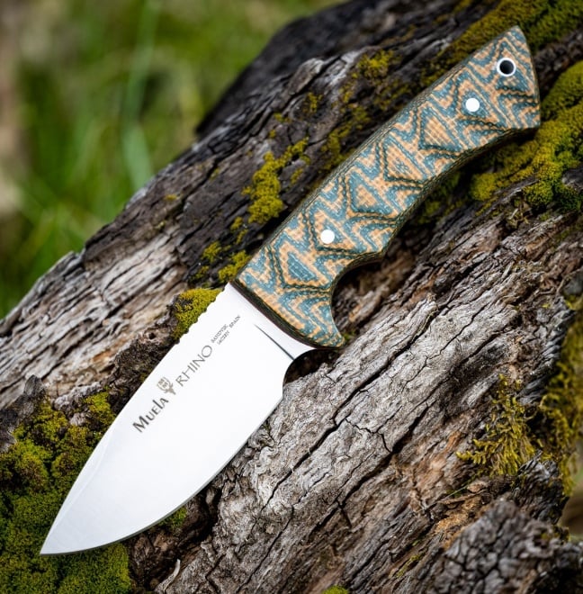 Încărcați imaginea în vizualizatorul Galerie, Cutit Outdoor Muela RHINO-10SV.G,maner micarta, lama 10 cm
