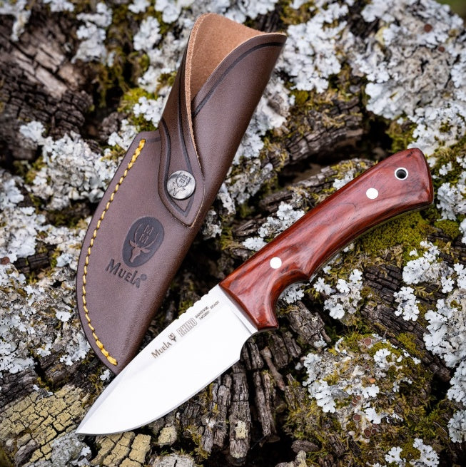 Încărcați imaginea în vizualizatorul Galerie, Cutit Outdoor Muela RHINO-9CO,maner lemn presat cocobolo, lama 9 cm

