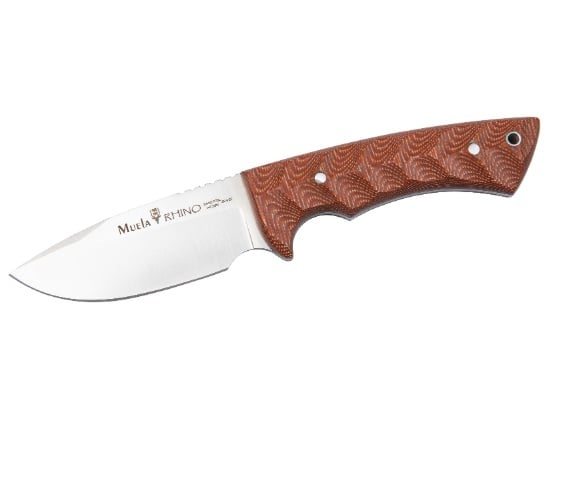 Încărcați imaginea în vizualizatorul Galerie, Cutit Outdoor Muela RHINO-SV.M/K,maner micarta, lama full tang 10 cm
